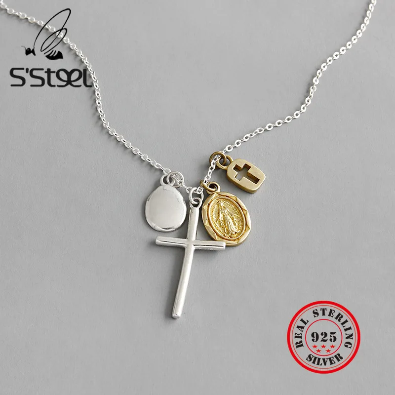 S'STEEL 925 Sterling Silver Pendants Necklaces Vintage Portrait Pendant Gifts For Women Bijoux Argent Massif Pour Femme Jewelry
S'STEEL 925 Sterling Silver Pendants Necklaces Vintage Portrait Pendant Gifts For Women Bijoux Argent Massif Pour Femme Jewelry