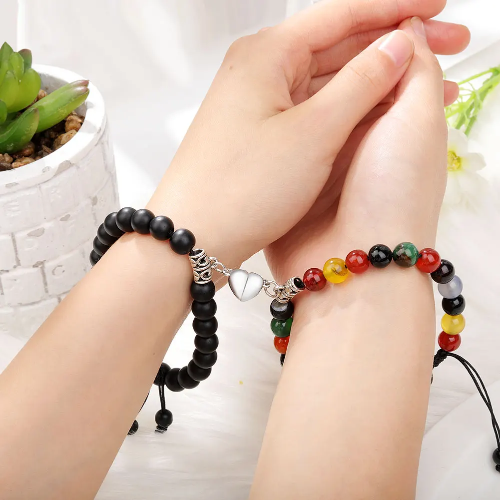 2021 Fashion 2pcs/set Natural Stone Beads Yoga Bracelet For Lovers Distance Magnet Couple Bracelets Friendship Jewelry
2021 Fashion 2pcs/set Natural Stone Beads Yoga Bracelet For Lovers Distance Magnet Couple Bracelets Friendship Jewelry