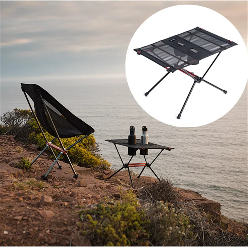 1pc Collapsible Picnic Table Black Portable Folding Camping Table Outdoor BBQ Ultralight Aluminum Folding Camping Table 
1pc Collapsible Picnic Table Black Portable Folding Camping Table Outdoor BBQ Ultralight Aluminum Folding Camping Table