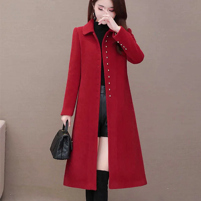 Winter Faux Fur Coat Women Clothes High-End Imitation Mink Velvet Long Sleeve Warm Mid-Length Outwear Female Manteau Femme Hiver
Winter Faux Fur Coat Women Clothes High-End Imitation Mink Velvet Long Sleeve Warm Mid-Length Outwear Female Manteau Femme Hiver