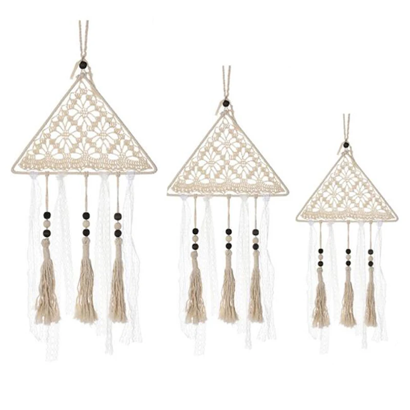 3Pcs/Set Cotton Tapestry Nordic Bohemian Style Handmade Woven Tassel Hanging Decorations for Home Decoration
3Pcs/Set Cotton Tapestry Nordic Bohemian Style Handmade Woven Tassel Hanging Decorations for Home Decoration