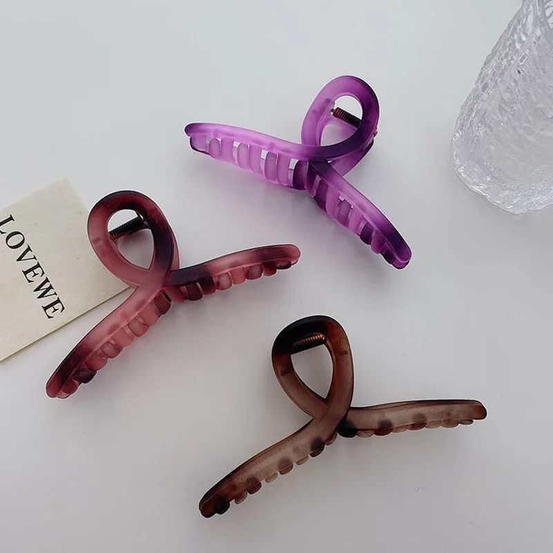 Suitable For A Lot Of Hair ! 1 Korea Extra Large Hair Grab Acrylic Frosted Cross-Plate Hair Grab Clip Shark Clip
Suitable For A Lot Of Hair ! 1 Korea Extra Large Hair Grab Acrylic Frosted Cross-Plate Hair Grab Clip Shark Clip