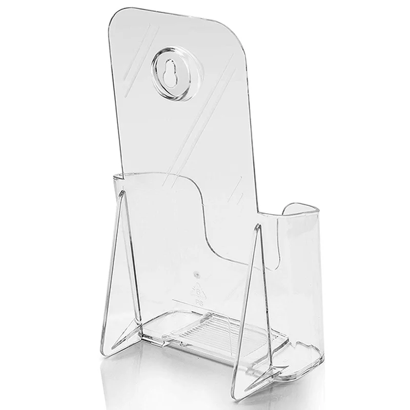 6 Pack Premium Trifold 4 Inches Wide Brochure Holder, Plastic Brochure Holder Wall Mount Clear Countertop Organizer Literature H
6 Pack Premium Trifold 4 Inches Wide Brochure Holder, Plastic Brochure Holder Wall Mount Clear Countertop Organizer Literature H