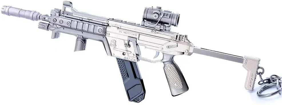 APEX Legends Games 1/6 Metal R-99 Submachine Gun Model Action Figure Arts Toys Collection Keychain Gift Metal wall plate
APEX Legends Games 1/6 Metal R-99 Submachine Gun Model Action Figure Arts Toys Collection Keychain Gift Metal wall plate