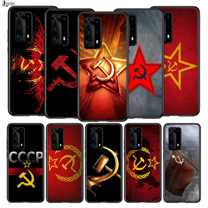 For Huawei P40 P30 P20 Pro Lite E Plus 5G Bright Black Cover Red Soviet Union Flag For Huawei P10 P9 P8 Lite Phone Case
For Huawei P40 P30 P20 Pro Lite E Plus 5G Bright Black Cover Red Soviet Union Flag For Huawei P10 P9 P8 Lite Phone Case