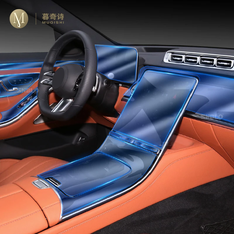 For Mercedes Benz S-Class S400 S450 S500 2021Car Interior Center console Transparent TPU Protective film Anti-scratch Accessorie
For Mercedes Benz S-Class S400 S450 S500 2021Car Interior Center console Transparent TPU Protective film Anti-scratch Accessorie