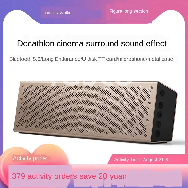 Bluetooth Multifunctional Audio Wireless Portable Mini 5.0 Home Car Outdoor Subwoofer Long Battery Life Mobile Computer
Bluetooth Multifunctional Audio Wireless Portable Mini 5.0 Home Car Outdoor Subwoofer Long Battery Life Mobile Computer