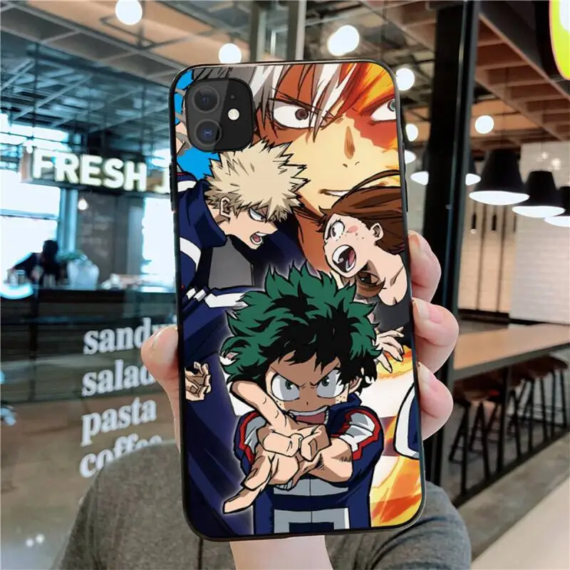 Anime My hero academia Phone Case for iphone 12 pro max mini 11 pro XS MAX 8 7 6 6S Plus X 5S SE 2020 XR case
Anime My hero academia Phone Case for iphone 12 pro max mini 11 pro XS MAX 8 7 6 6S Plus X 5S SE 2020 XR case
