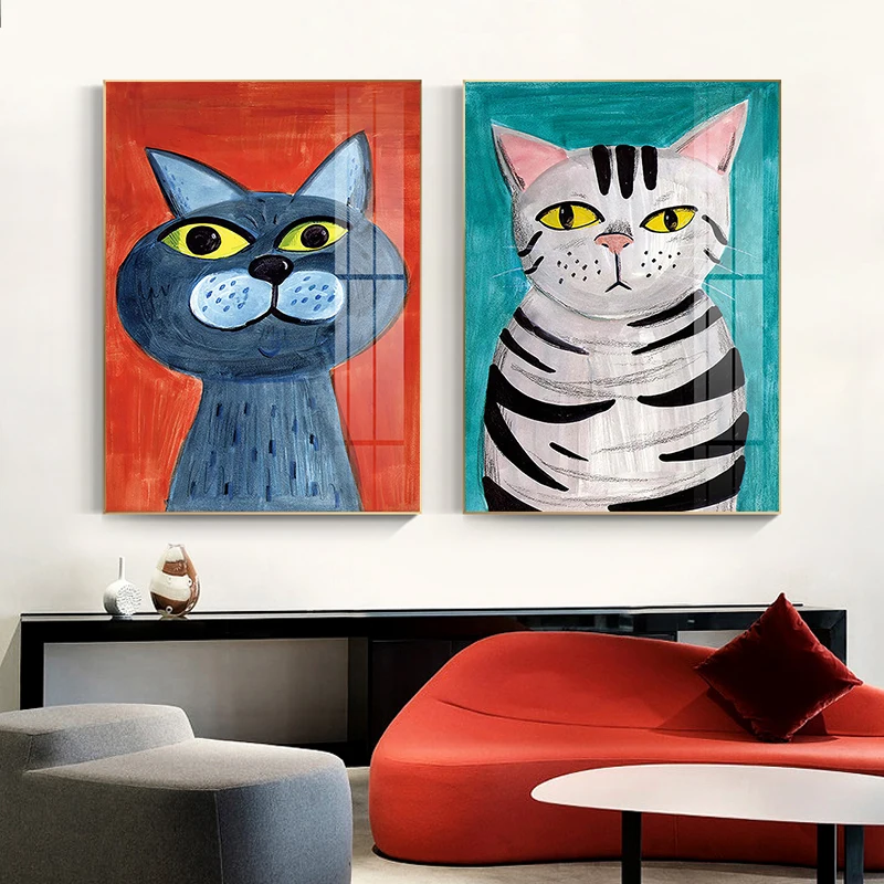 Nordic Cats Animal Poster In Nursery Cartoon Canvas Painting Kids Room Wall Art Print Pictures for Living Room Children Room
Nordic Cats Animal Poster In Nursery Cartoon Canvas Painting Kids Room Wall Art Print Pictures for Living Room Children Room