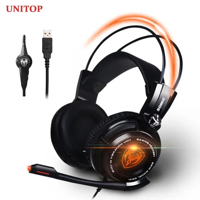 Bluetooth-гарнитура UNITOP Somic G941 с активным шумоподавлением, 7,1 виртуальным объемным звуком
Bluetooth-гарнитура UNITOP Somic G941 с активным шумоподавлением, 7,1 виртуальным объемным звуком