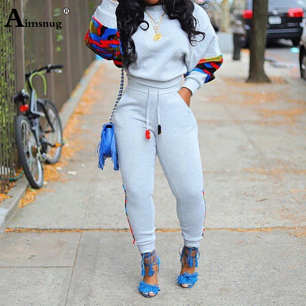 2020 Autumn Tracksuit sets Women Patchwork Printed Top And Long Pants Set Two Piece Outfits Long Sleeve Women Clothing 2Pcs sets
2020 Autumn Tracksuit sets Women Patchwork Printed Top And Long Pants Set Two Piece Outfits Long Sleeve Women Clothing 2Pcs sets