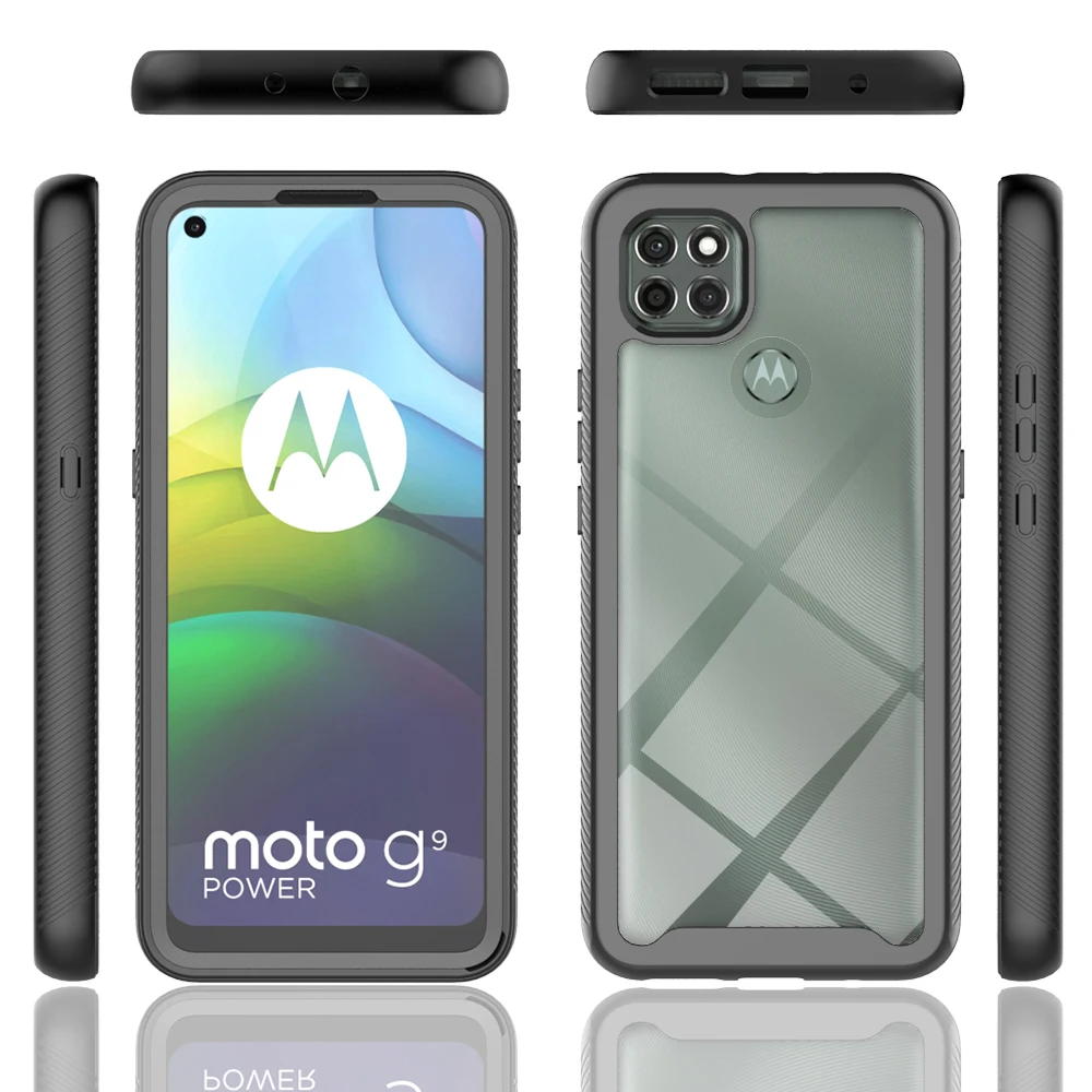 Shockproof 360 Phone Case For Motorola One 5G Ace G9 E7 G Stylus Play Plus Power 2021 Transparent Screen Protection Full Cover
Shockproof 360 Phone Case For Motorola One 5G Ace G9 E7 G Stylus Play Plus Power 2021 Transparent Screen Protection Full Cover