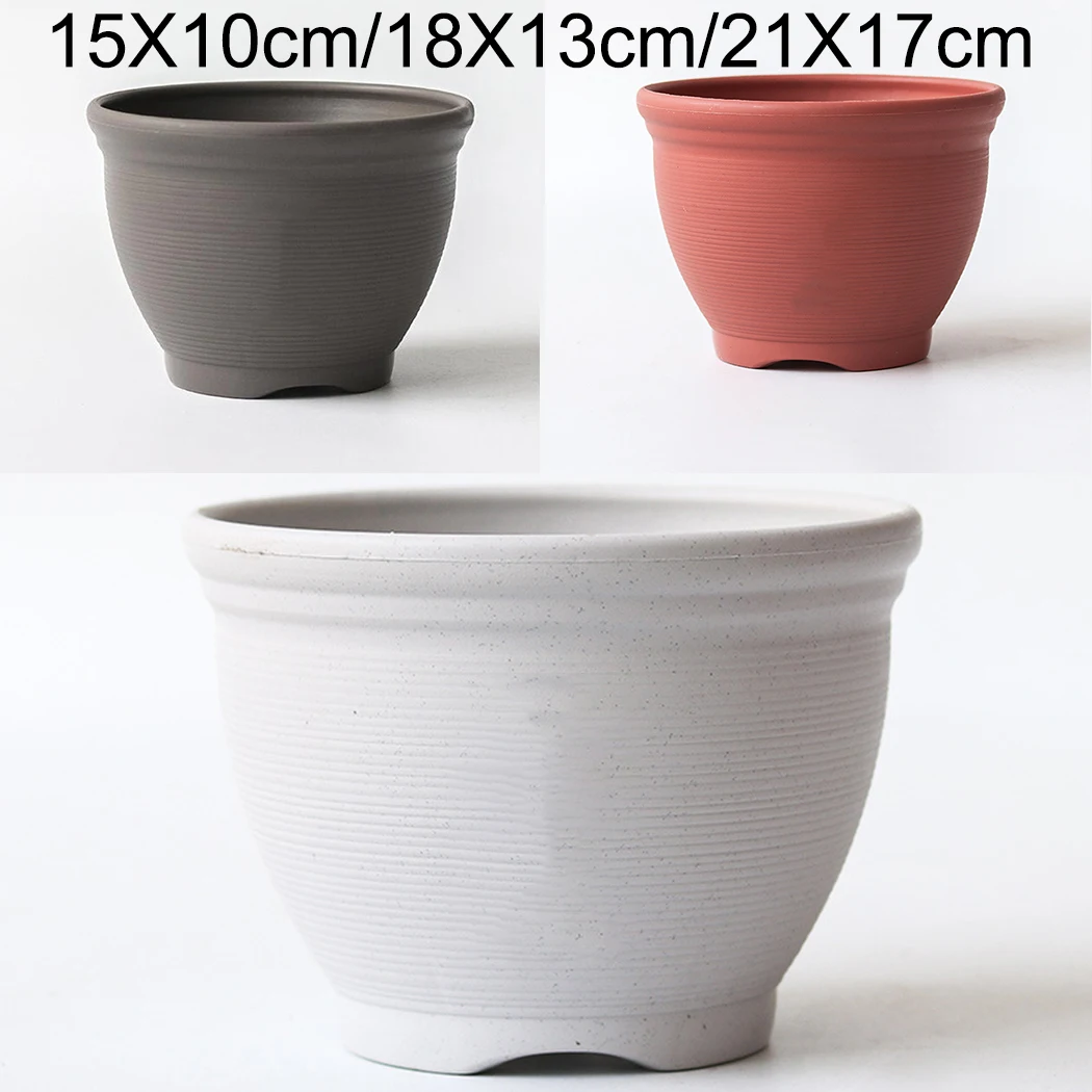 Plastic Round Plant Flower Pot Planter Grow Container Water Garden Garden Pots Planters Hanging Baskets 2020 New
Plastic Round Plant Flower Pot Planter Grow Container Water Garden Garden Pots Planters Hanging Baskets 2020 New
