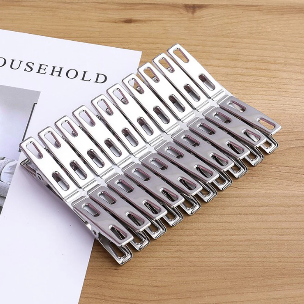 40pcs Stainless Steel Clothespins Practical Clothes Pegs Clothes Strong Spring Clothes Pegs Bathroom Organizer Storage Tools
40pcs Stainless Steel Clothespins Practical Clothes Pegs Clothes Strong Spring Clothes Pegs Bathroom Organizer Storage Tools