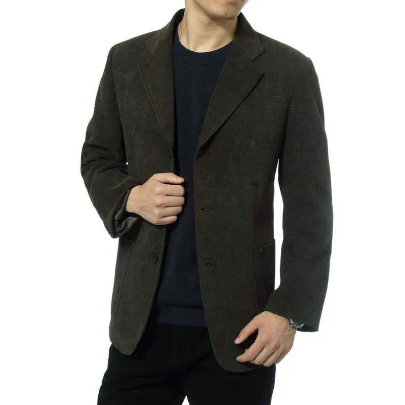 New middle-aged men's business casual suit high-end corduroy suit jacket spring and autumn solid color blazer coat mens blazers
New middle-aged men's business casual suit high-end corduroy suit jacket spring and autumn solid color blazer coat mens blazers