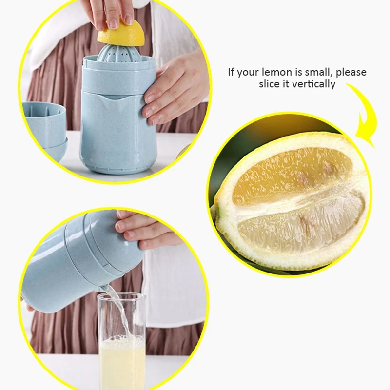 Manual Citrus Juicer for Orange Lemon Fruit Squeezer Juice Child Healthy Life Potable
Manual Citrus Juicer for Orange Lemon Fruit Squeezer Juice Child Healthy Life Potable