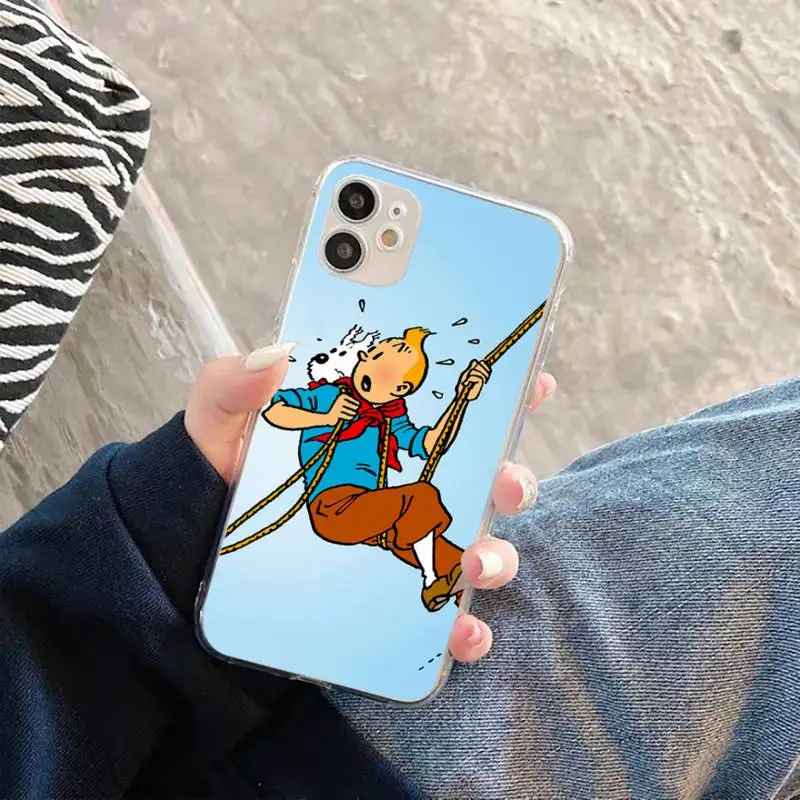 The Adventures of Tintin Phone Case Transparent for iPhone 11 12 mini pro XS MAX 8 7 6 6S Plus X 5S SE 2020 XR
The Adventures of Tintin Phone Case Transparent for iPhone 11 12 mini pro XS MAX 8 7 6 6S Plus X 5S SE 2020 XR