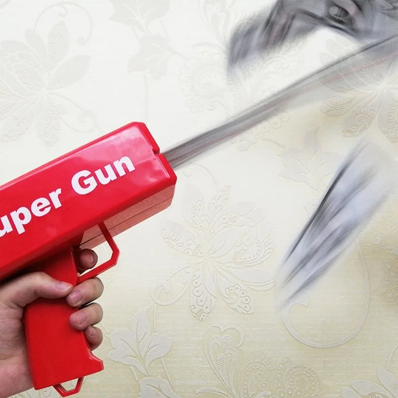 Make It Rain Money Gun Game Spit Banknotes Cash Cannon Money Gun Toy Pistol Toy Red Fashion Toy Christmas Gift Party Toys
Make It Rain Money Gun Game Spit Banknotes Cash Cannon Money Gun Toy Pistol Toy Red Fashion Toy Christmas Gift Party Toys