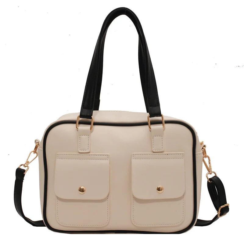 2021 New Fashion Color Contrast PU Leather Simple Ins Net Red Girl's Portable Messenger Shoulder Tote Shopping Crossbody Bag
2021 New Fashion Color Contrast PU Leather Simple Ins Net Red Girl's Portable Messenger Shoulder Tote Shopping Crossbody Bag