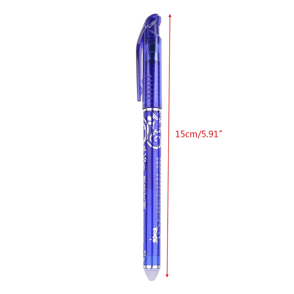 12 pcs Luxury Erasable 0.5mm Gel Pen Blue ink Slim Ballpoint Office Student Writing Tool Stationery Supplies
12 pcs Luxury Erasable 0.5mm Gel Pen Blue ink Slim Ballpoint Office Student Writing Tool Stationery Supplies