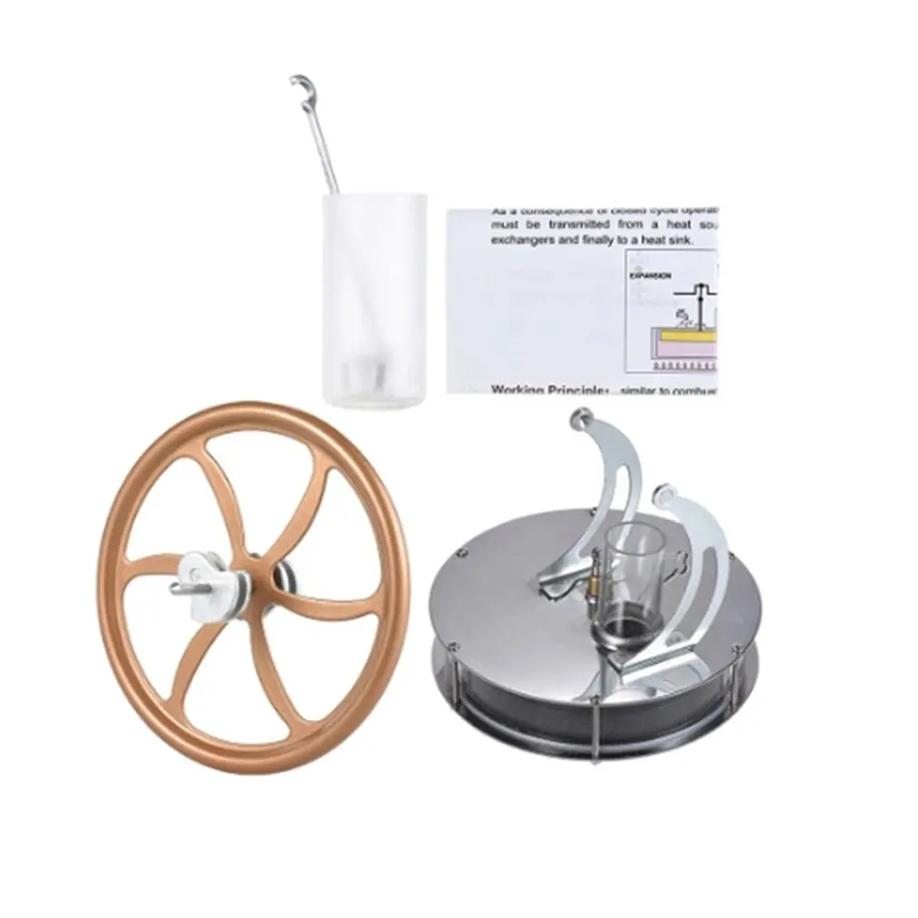 DIY Low Temperature Stirling Engine Motor Steam Heat Education Model Toy Children's Gift Stirling Engine Model
DIY Low Temperature Stirling Engine Motor Steam Heat Education Model Toy Children's Gift Stirling Engine Model