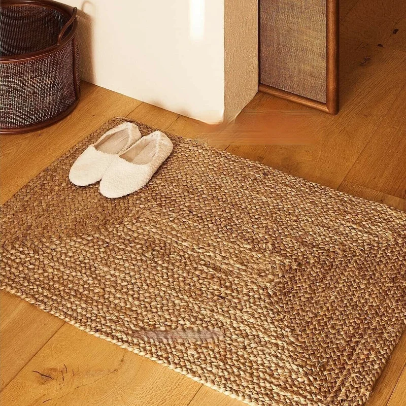 2x4 Feet Jute Rug Runner Rug Fashionable Simple Rectangular Weaving Style Reversible Floor Mat Rug
2x4 Feet Jute Rug Runner Rug Fashionable Simple Rectangular Weaving Style Reversible Floor Mat Rug