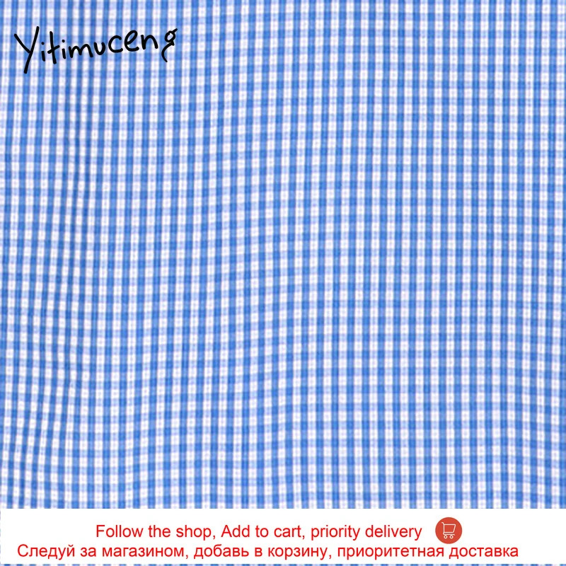 Yitimuceng Plaid Blouse Women Button Up Short Shirts Sailor Collar Straight Blue Clothes 2021 Summer Korean Fashion New Tops
Yitimuceng Plaid Blouse Women Button Up Short Shirts Sailor Collar Straight Blue Clothes 2021 Summer Korean Fashion New Tops