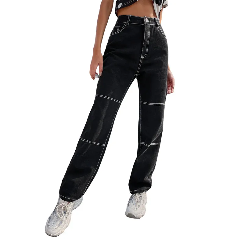 High Waisted Denim Jeans Women Y2K Wide Leg Straight Baggy Trousers Vintage Streetwear E-Girl Loose Trousers
High Waisted Denim Jeans Women Y2K Wide Leg Straight Baggy Trousers Vintage Streetwear E-Girl Loose Trousers