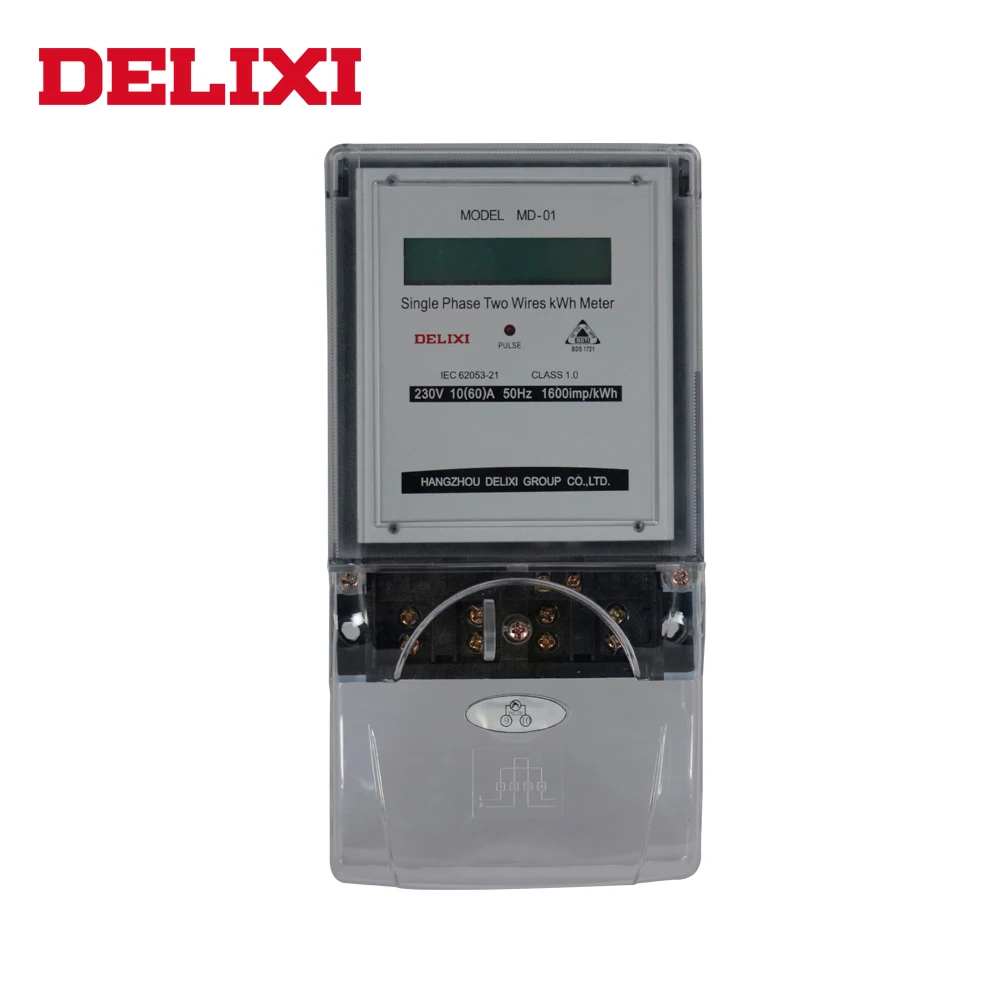 DELIXI power energy meter kwh wattmeter LCD display 220V 10A 60A single phase 2 wires electric ac energy meter
DELIXI power energy meter kwh wattmeter LCD display 220V 10A 60A single phase 2 wires electric ac energy meter