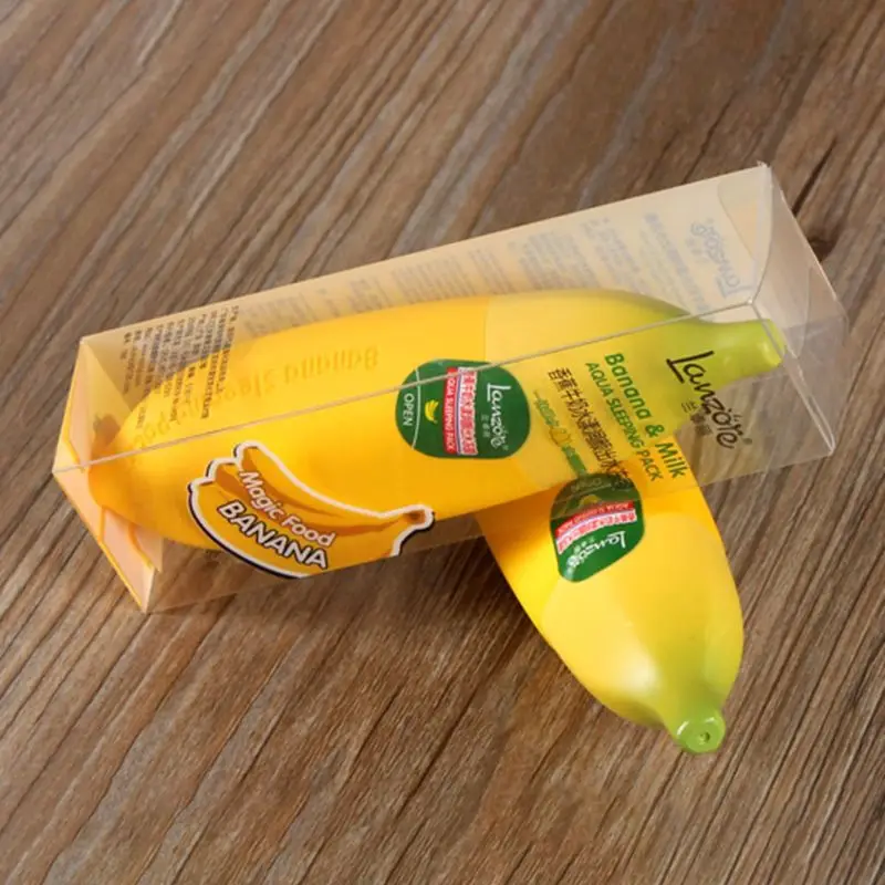 85ML Cute Banana Shape Moisturizing Water Freeze Membrane Sleeping Mask Milk Vitamin Hydrating No-Clean Face Cream Gel Beauty
85ML Cute Banana Shape Moisturizing Water Freeze Membrane Sleeping Mask Milk Vitamin Hydrating No-Clean Face Cream Gel Beauty