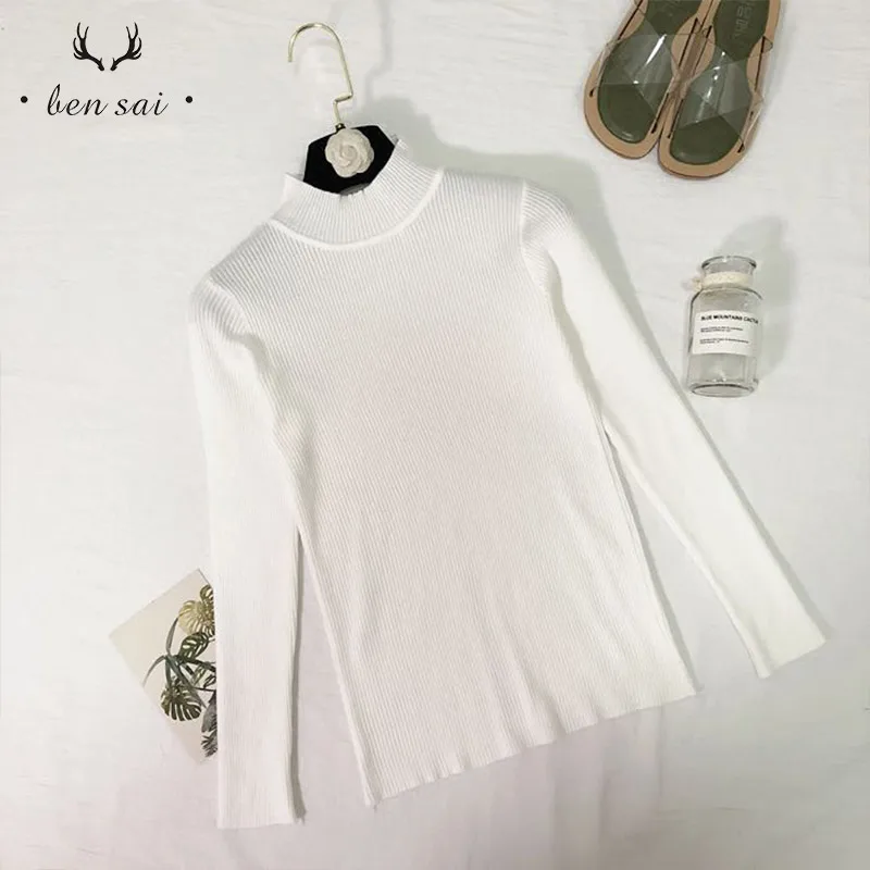 Fashion Turtleneck Pullovers Sweater Women Cotton Casual Knitted Tops Women Pullovers Long Sleeve Jumper Clothing
Fashion Turtleneck Pullovers Sweater Women Cotton Casual Knitted Tops Women Pullovers Long Sleeve Jumper Clothing