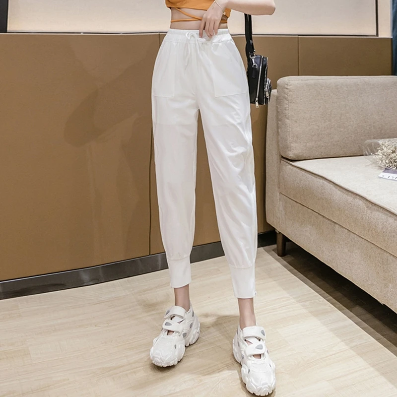 YOSICIL Solid Pencil Pants Women Elastic Waist Sport Casual Sweatpants Female Calf Length Cotton Joggers Pants Lady Ropa Mujer
YOSICIL Solid Pencil Pants Women Elastic Waist Sport Casual Sweatpants Female Calf Length Cotton Joggers Pants Lady Ropa Mujer