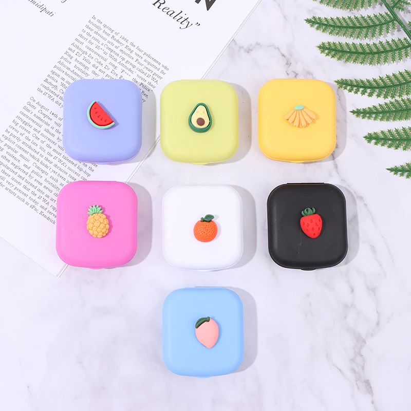 Cute Girl Fruit Contact Lens Case Box With Mirror Women Mini Square Lovely Eyes Contact Lens Container Box Bag Travel Kit
Cute Girl Fruit Contact Lens Case Box With Mirror Women Mini Square Lovely Eyes Contact Lens Container Box Bag Travel Kit