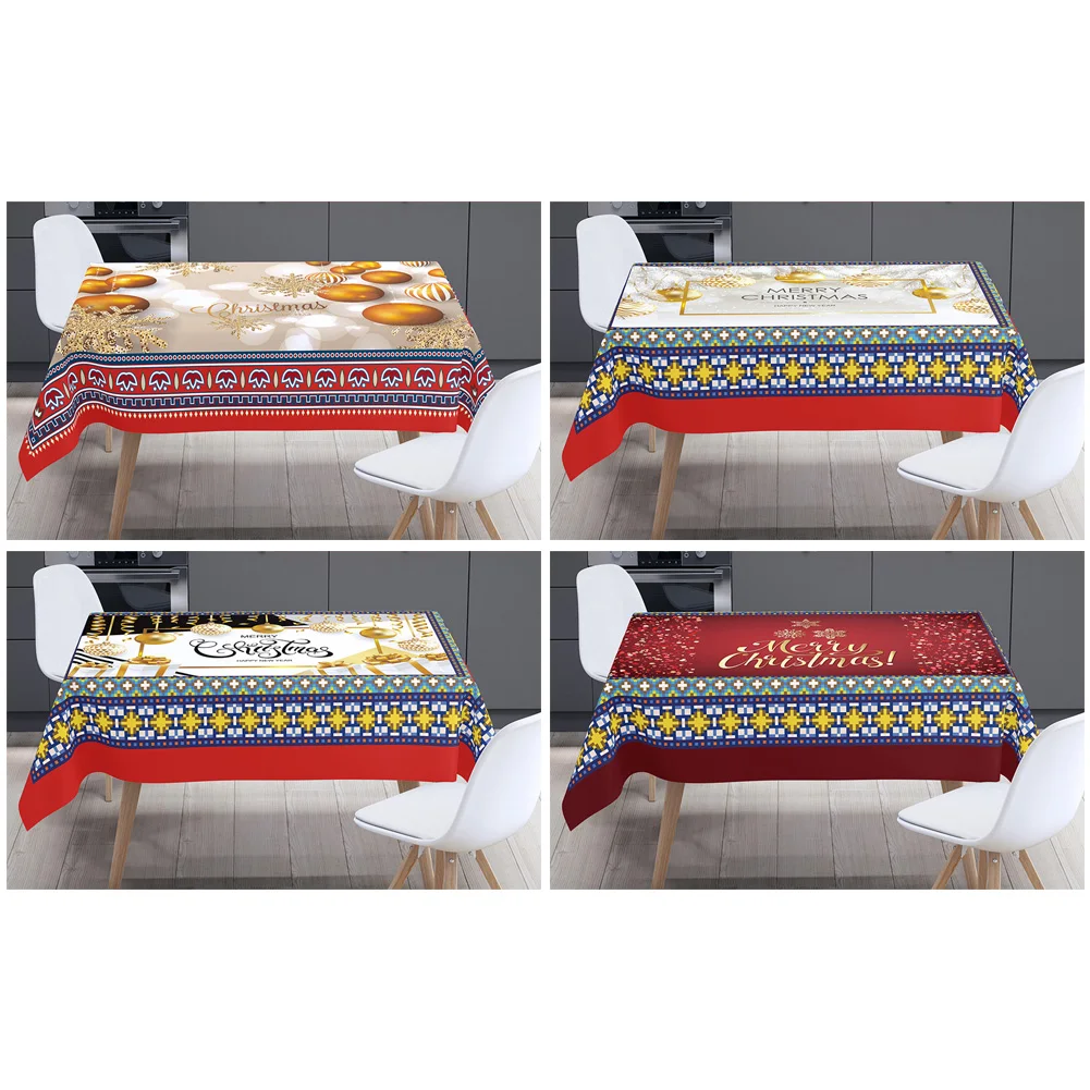 2021 New Year Christmas Banquet Party Holiday Rectangular Tablecloth Home Desktop Indoor Outdoor Decoration
2021 New Year Christmas Banquet Party Holiday Rectangular Tablecloth Home Desktop Indoor Outdoor Decoration