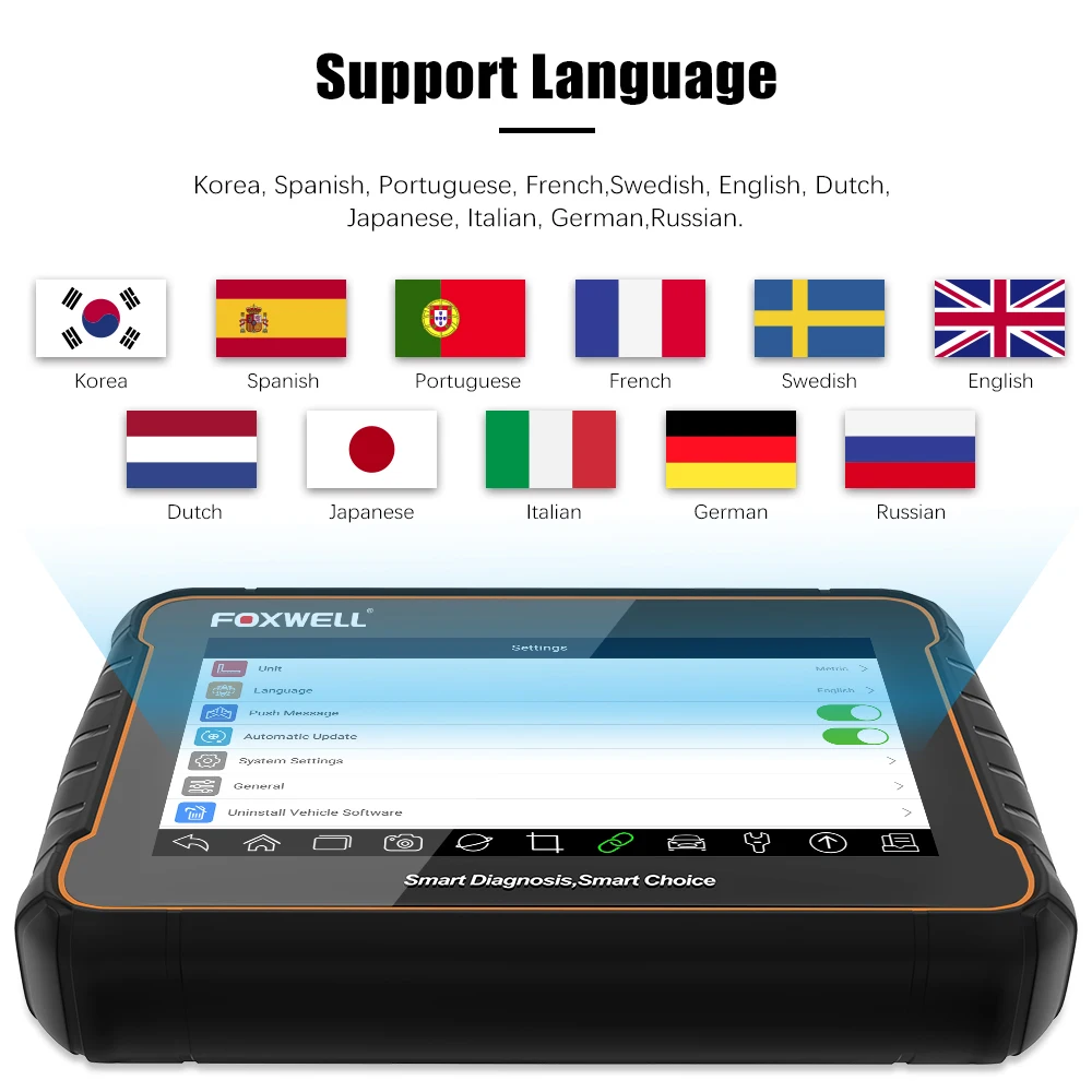 FOXWELL GT60 OBD2 Scanner Diagnostic Tools ABS Bleeding Injector Coding Oil Reset Full System Code Reader OBD Automotive Scanner
FOXWELL GT60 OBD2 Scanner Diagnostic Tools ABS Bleeding Injector Coding Oil Reset Full System Code Reader OBD Automotive Scanner