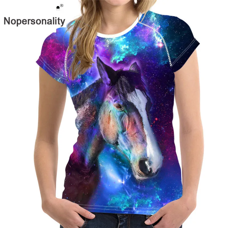 Nopersonality 3D Horse Women T Shirt,Lion Owl Female Tee Top Shirts Plus,Galaxy Breath Elastic Ladies Basic T-Shirt Femme Cloth
Nopersonality 3D Horse Women T Shirt,Lion Owl Female Tee Top Shirts Plus,Galaxy Breath Elastic Ladies Basic T-Shirt Femme Cloth