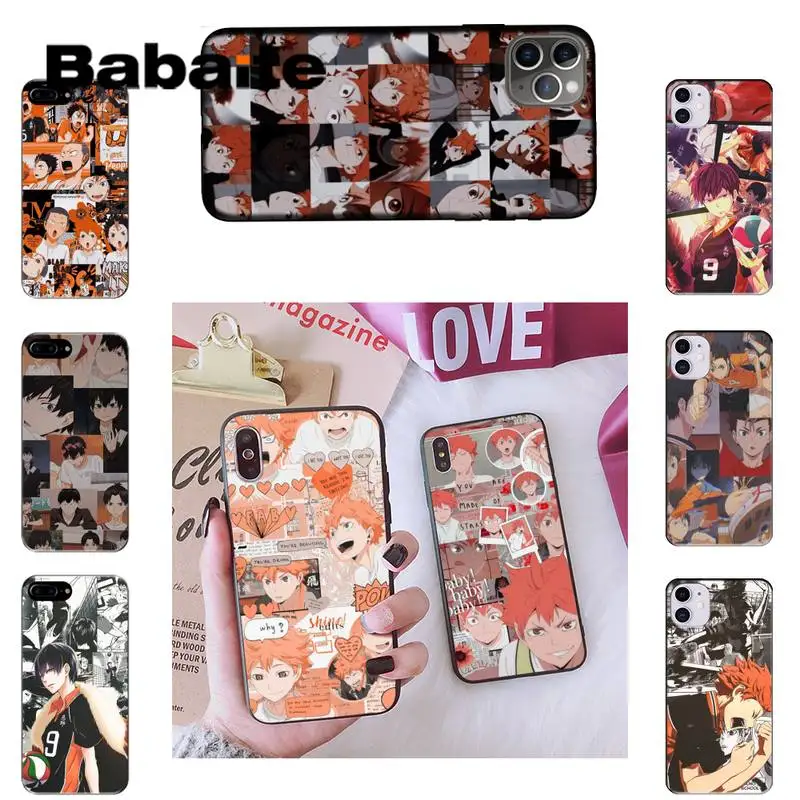 Фото Babaite Nishinoya Yuu Haikyuu! Мягкий чехол для телефона iPhone 8 7 6 6S Plus X XS MAX 5 5S SE XR 11 11pro promax 12 12Pro