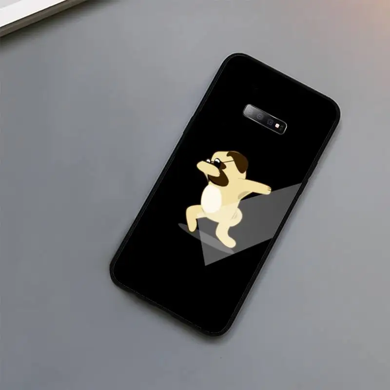 Cute Cartoon Pug Animal Yoga Phone Case Tempered glass For Samsung S6 S7 edge S8 S9 S10 e plus note8 9 10 pro
Cute Cartoon Pug Animal Yoga Phone Case Tempered glass For Samsung S6 S7 edge S8 S9 S10 e plus note8 9 10 pro