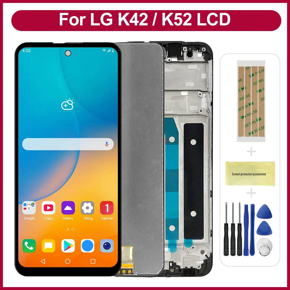 Оригинальный ЖК-дисплей 6,6 дюйма для LG K42 K52, ЖК-дисплей кодирующий преобразователь сенсорного экрана в сборе с рамкой для замены для LG K42 K420 ...
Оригинальный ЖК-дисплей 6,6 дюйма для LG K42 K52, ЖК-дисплей кодирующий преобразователь сенсорного экрана в сборе с рамкой для замены для LG K42 K420 ...