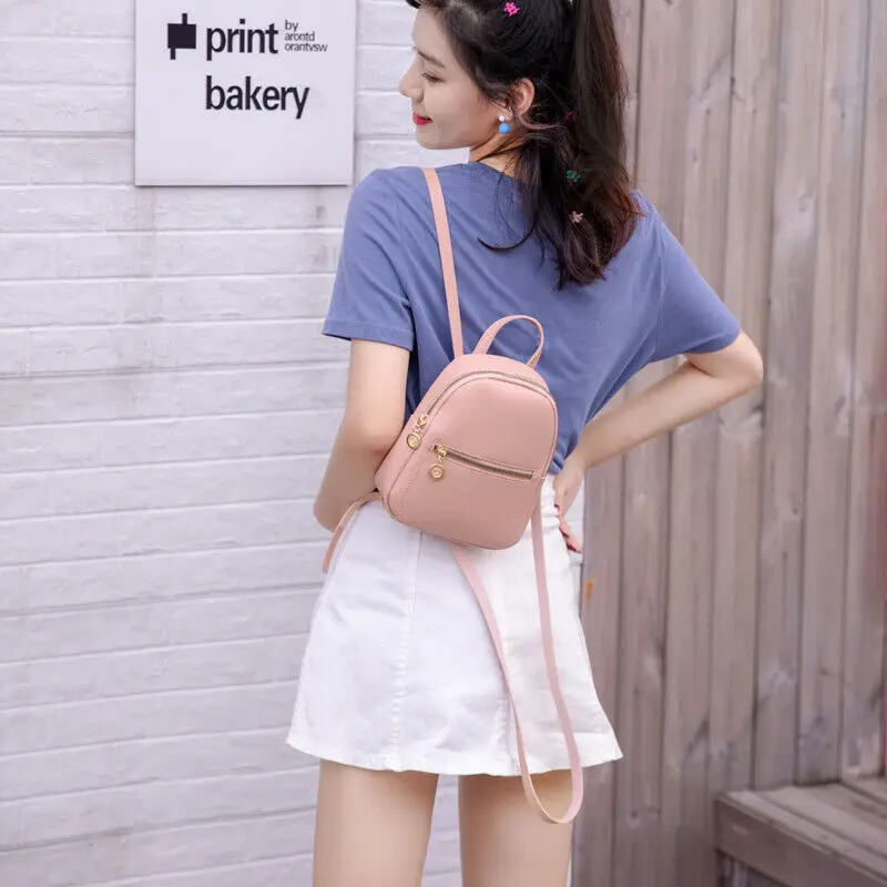 Local stock Women Girls Mini Backpack Faux Leather Rucksack School Bag Travel US #20
Local stock Women Girls Mini Backpack Faux Leather Rucksack School Bag Travel US #20