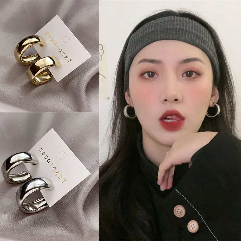Trendy Fashion Metal Elegant Hoop Earring Woman 2020 New Vintage Gold Color korean Statement Earrings Accessories jewellry
Trendy Fashion Metal Elegant Hoop Earring Woman 2020 New Vintage Gold Color korean Statement Earrings Accessories jewellry