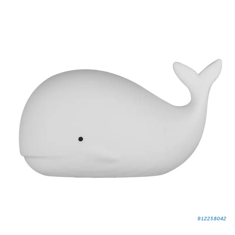 Лампа в виде Кита, ночники с сенсорным управлением, силиконовые детские светильники, подарки на день рождения 
Лампа в виде Кита, ночники с сенсорным управлением, силиконовые детские светильники, подарки на день рождения