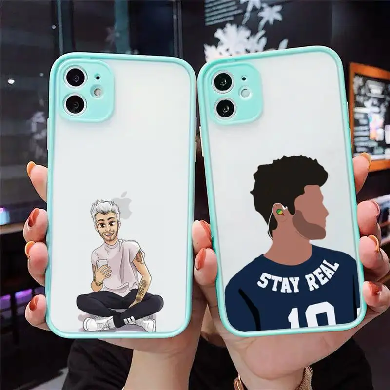 Zayn malik Phone Case Matte Transparent for iPhone 7 8 11 12 s mini pro X XS XR MAX Plus cover funda
Zayn malik Phone Case Matte Transparent for iPhone 7 8 11 12 s mini pro X XS XR MAX Plus cover funda