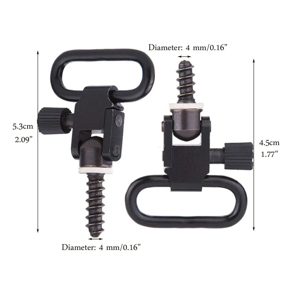 2 pcs/set Tactical 1-inch Quick Detach QD Sling Swivels with Stud Set Gun Sling Mounting Kit
2 pcs/set Tactical 1-inch Quick Detach QD Sling Swivels with Stud Set Gun Sling Mounting Kit