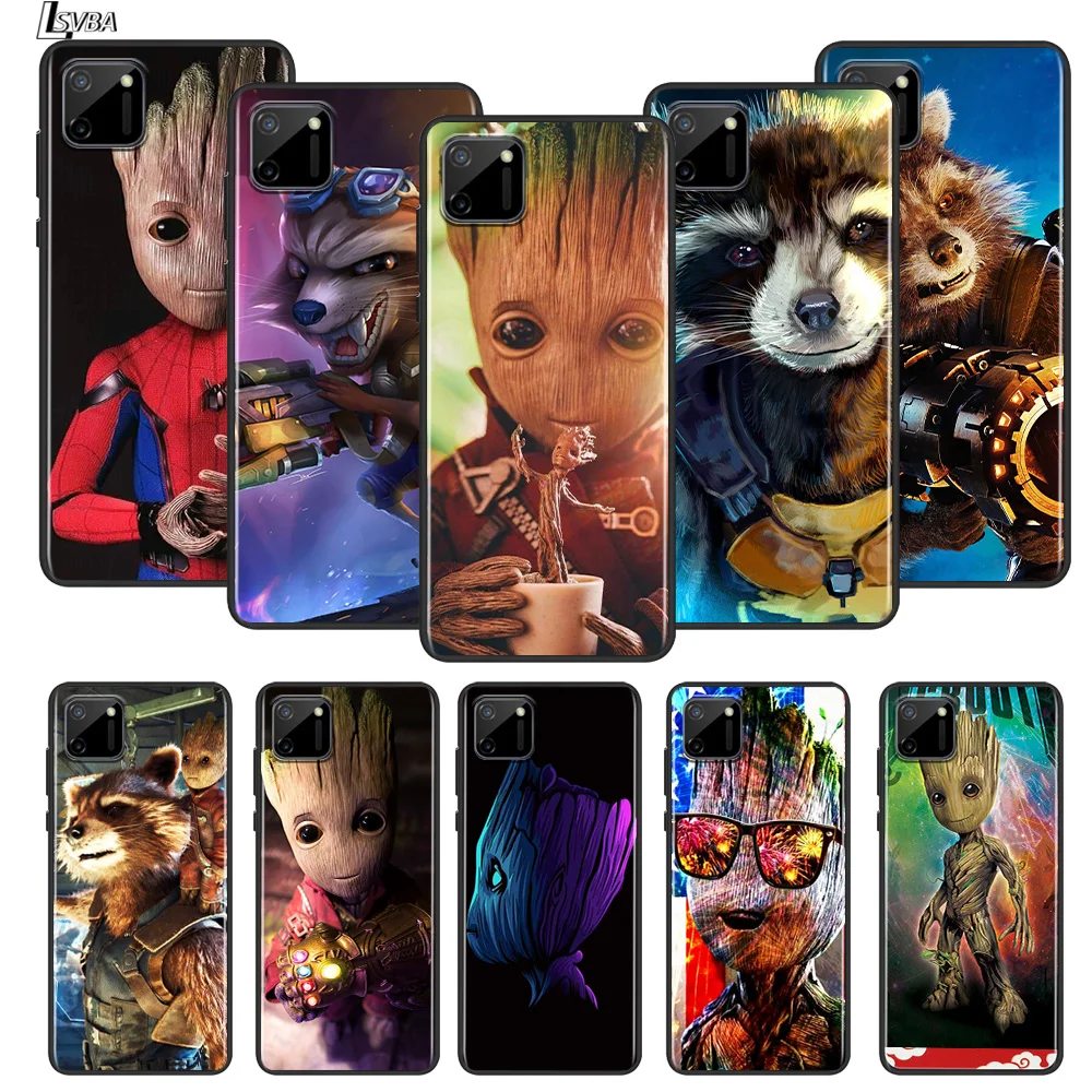 Marvel Raccoon Groot For OPPO Realme 5 5S 5i 6 6S 6i 7 7i 8 8i Narzo 10 20 30 Q3 q3i Pro 5G Global Black Phone Case
Marvel Raccoon Groot For OPPO Realme 5 5S 5i 6 6S 6i 7 7i 8 8i Narzo 10 20 30 Q3 q3i Pro 5G Global Black Phone Case