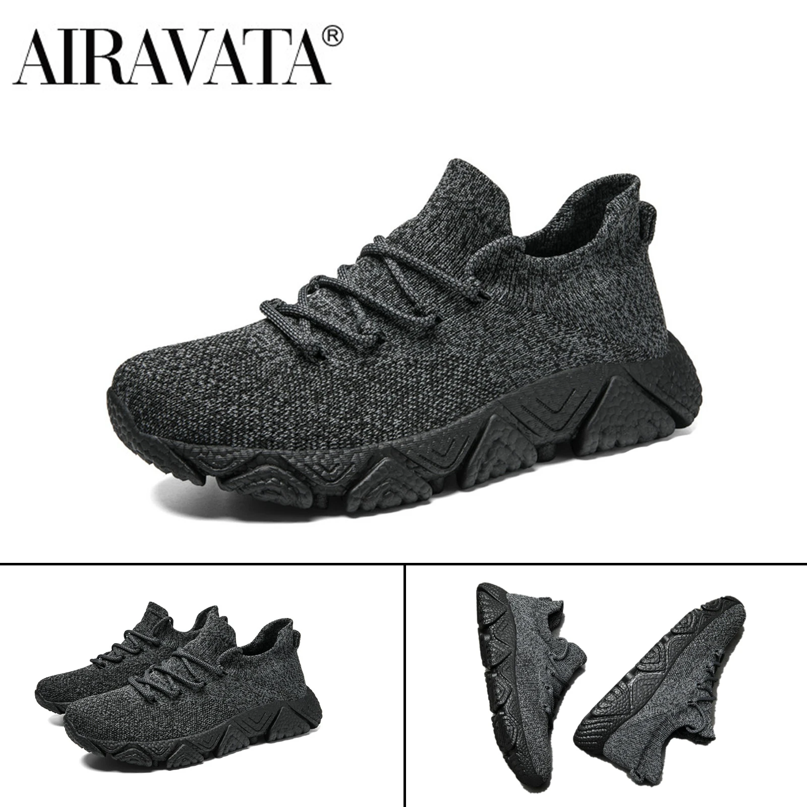 Airavata Men's Lace Up Casual Woven Non-Slip Male Walking Sports Shoes Lightweight and Breathable Sneakers Sock Flying Big Size
Airavata Men's Lace Up Casual Woven Non-Slip Male Walking Sports Shoes Lightweight and Breathable Sneakers Sock Flying Big Size
