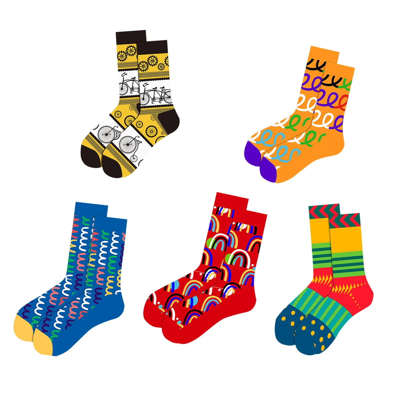 Happy Funny Men Socks Novelty Harajuku Socks Autumn Winter Santa Claus Snowflake Men's Middle Tube Socks Damp Cotton Socks
Happy Funny Men Socks Novelty Harajuku Socks Autumn Winter Santa Claus Snowflake Men's Middle Tube Socks Damp Cotton Socks