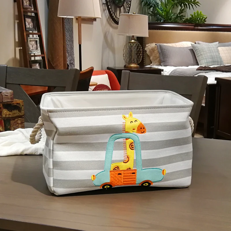 Canvas Baby Toys Storage Box Cartoon Dinosaur Lion Giraffa Kids Toy Storage Basket Household Dirty Clothes Laundry Organizer Bag
Canvas Baby Toys Storage Box Cartoon Dinosaur Lion Giraffa Kids Toy Storage Basket Household Dirty Clothes Laundry Organizer Bag