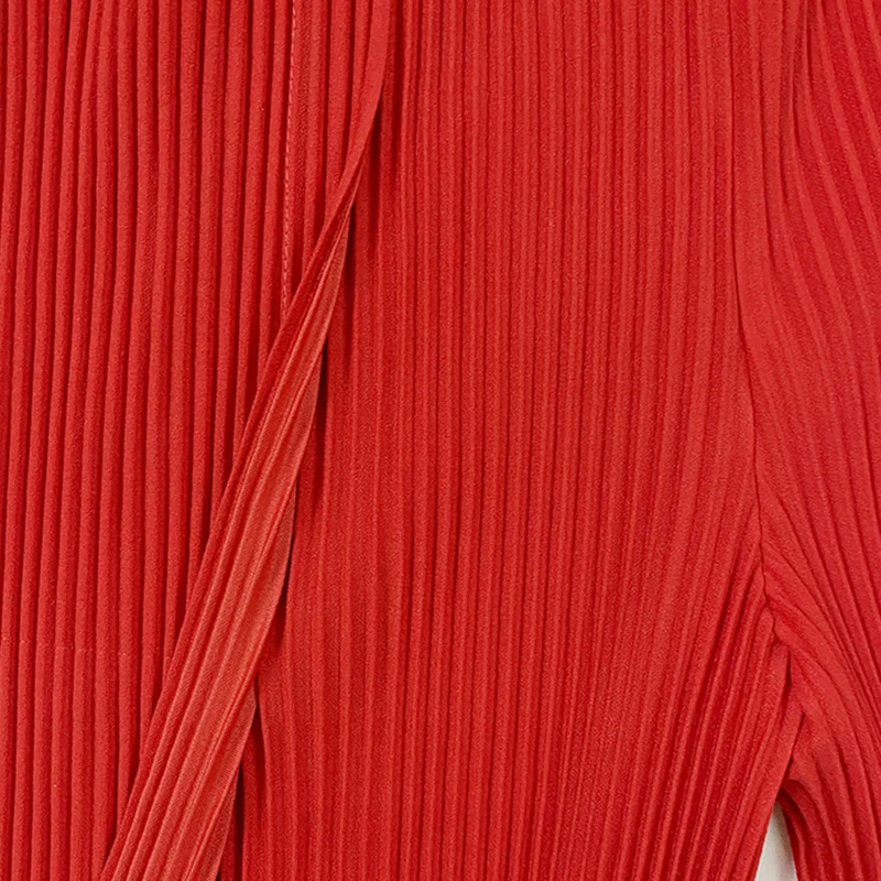 CHICEVER Knitted Casual Set For Women Lapel Batwing Half Sleeve Asymmetrical Top High Waist Loose Pants Red Sets Female Clothing
CHICEVER Knitted Casual Set For Women Lapel Batwing Half Sleeve Asymmetrical Top High Waist Loose Pants Red Sets Female Clothing