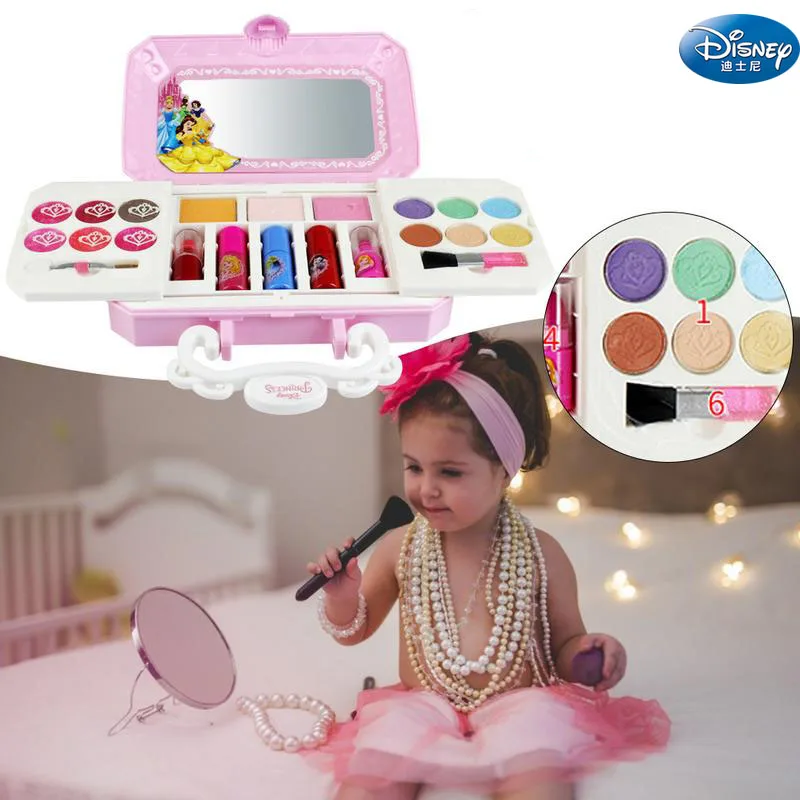 Disney new princess Makeup set Fashion Cosmetics Set girls Beauty pretend play for kids birthday gift
Disney new princess Makeup set Fashion Cosmetics Set girls Beauty pretend play for kids birthday gift